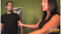 Horny brunette bitch fucked by big black cock Thumb
