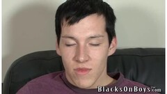 Twink craves and gets a black cock Thumb