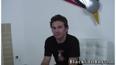 Gay stud loves black cock in his mouth and ass Thumb