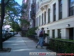 Muscular Donnie Russo fucks Danny Sommers in FIND THIS MAN (1993) - Classic Gay Porn Thumb