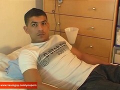 Djamel A innocent delivery straight guy serviced his big cock Thumb