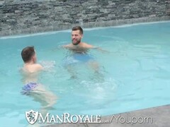 ManRoyale Summer Pool Fuck and Facial Thumb