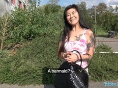 Public Agent Hot Asian chick Akasha Coliun loves girthy cock fuck Thumb