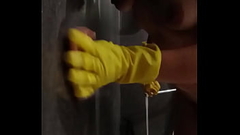 Hot milf cleaning bathroom Thumb