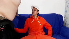 Novinho Dotado de 22cm Arrega&ccedil_a o Rabo do Gordinho - Parte 1 (COMPLETO NO XVIDEOS RED) Pega&ccedil_&atilde_o com magrinho chaser com pau de 22cm e sexo bareback brasileiro twink e chubby Thumb