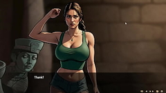 Lara goes to a cave and sits on her friend'_s dick Thumb