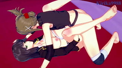Setsuko Ohara and Chitose Kisaragi intense lesbian play and futanari sex. - Super Robot Wars Z &amp_ V Hentai Thumb