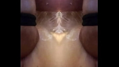 MIRRanuz-5 Lube &amp_ Fuck Own Anus with Tip My Cock Pop Out 6in Dildo Hide Anal Thumb