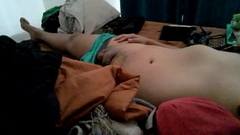 Displaying my uncut cock, full body view. April 5, 2024. Thumb