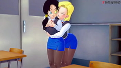 Android 18 and Videl lesbian sex | 2 | Dragon Ball Zex 4 | Watch the full 1hr movie sheer &amp_ PTRN: Fantasyking3 Thumb