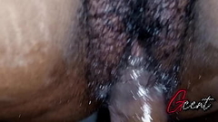A close up sex with hairy&amp_ creamy Pussy and hairy bbc Thumb