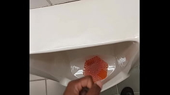 Stroking in the library bathroom 7 final Thumb