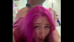 Big titty wife sucks and fucks Thumb