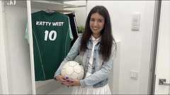 Public football agent - Cutie becomes a real football player after casting Thumb