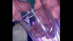 I shot the fattest load in a glass Thumb