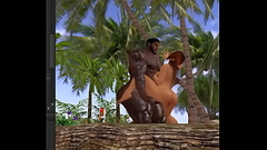 massive hunk duane brown trains big tit  redhead on the beach Thumb