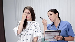 Patient Complies to Undergo Full Physical Examination with Doctor - Doctorbangs Thumb