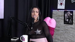 Come&ccedil_ou no liberal, sente prazer em ver pessoas transando e fez gang bang com treze homens - Karen Bessa (SHEER/RED) Thumb