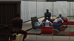 Submissive sims couple serve 2 BBC bulls Thumb