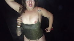 Married woman is fucked by several people at the club Thumb