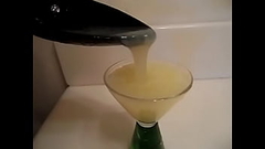 PLAYING WITH A HUGE LOAD OF FRESH CUM ON THE VANITY Thumb
