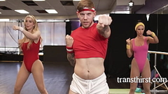 Jumping Jacks And Jizzing On Tranny'_s Racks Thumb