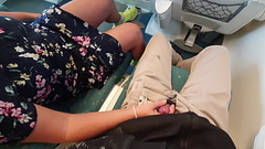 My Crazy Masturbation of Hairy Pussy in Train Thumb