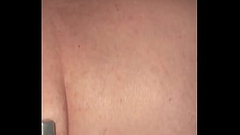 Metal nipple clamps and hard cock Thumb
