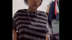 Babe face, woman tits Thumb