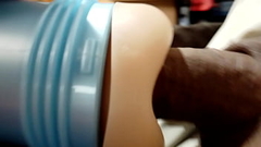 Fleshlight session, closeup, fucking my fleshlight. April 7, 2023. Thumb