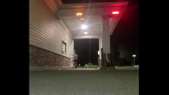 Celebrating paying rent with spider pushup taunt at atm machine Thumb