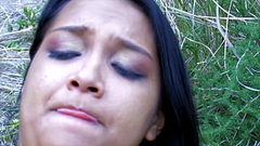 Amateur slut fucks outdoors Thumb