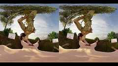VReal 18K Poison Ivy Spinning Blowjob while Hanging from a Tree (Arkham Knight parody) - 3D CGI render Thumb