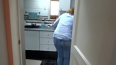 Stop masturbating, come and cum in my ass, my friend'_s beautiful stepmother asks me Thumb