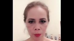 Red Lips dancing for her guys Thumb