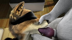 Furry Girl Bondage Blowjob on Boat ISAL 3D Thumb
