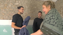 4k treesome blondie ass fucked anal Thumb