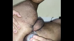 Primeiro dia tentando meter tubo de lubrificante no cu Thumb