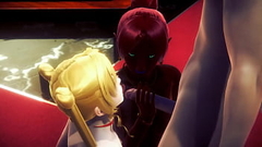 Zelda Hentai - Gerudo woman sex sucking handjob and fucked - Japanese Asian Manga Anime Film Game Porn Thumb