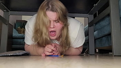 Fucked his girlfriend'_s big ass hard and cum on her Thumb