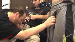 Domination Evil Guy Twisted Red brings his HOT straight friend Sarge over to use his Gay Pig Slave for Amusement and he has abs big cock and mouthful of nut for the homo Thumb