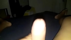 Just stroking my shaft being a pervert Thumb