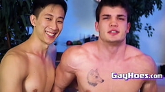 Sexy Asian Jock Barebacks His Cute Friend  - Tyler Wu, Kurt Adam Thumb