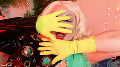 ASMR video - yellow household gloves Thumb