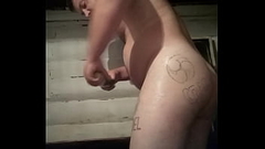 A VERY THICK cucumber in my ASS! Thumb