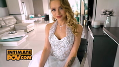POV - Fucking your new bride Alexa Flexy in her wet pink pussy Thumb