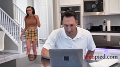 Stepdaughter Caught Stepdad Masturbating- Mia Taylor Thumb