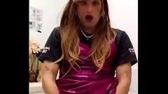 Bethani Jenkins tranny showing big cock Thumb