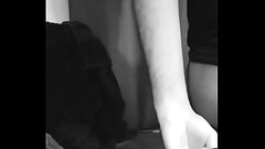 Discreet boy obsessed with big black cocks worships his BBC dildo Thumb