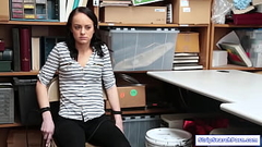 StripSearchPorn.com - Petite teen thief seducing store officer Thumb